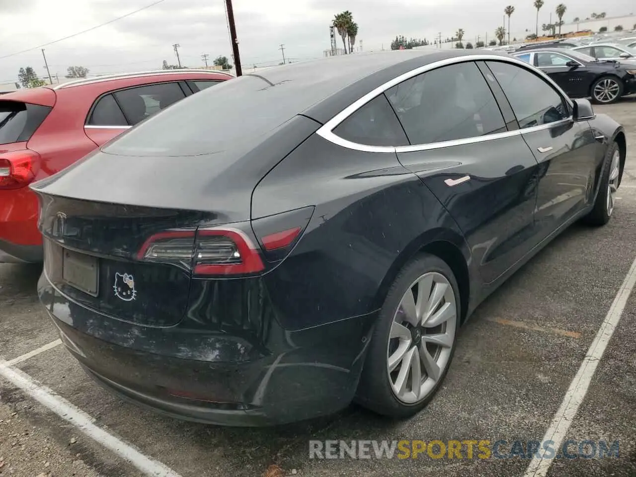3 Photograph of a damaged car 5YJ3E1EA7LF614006 TESLA MODEL 3 2020