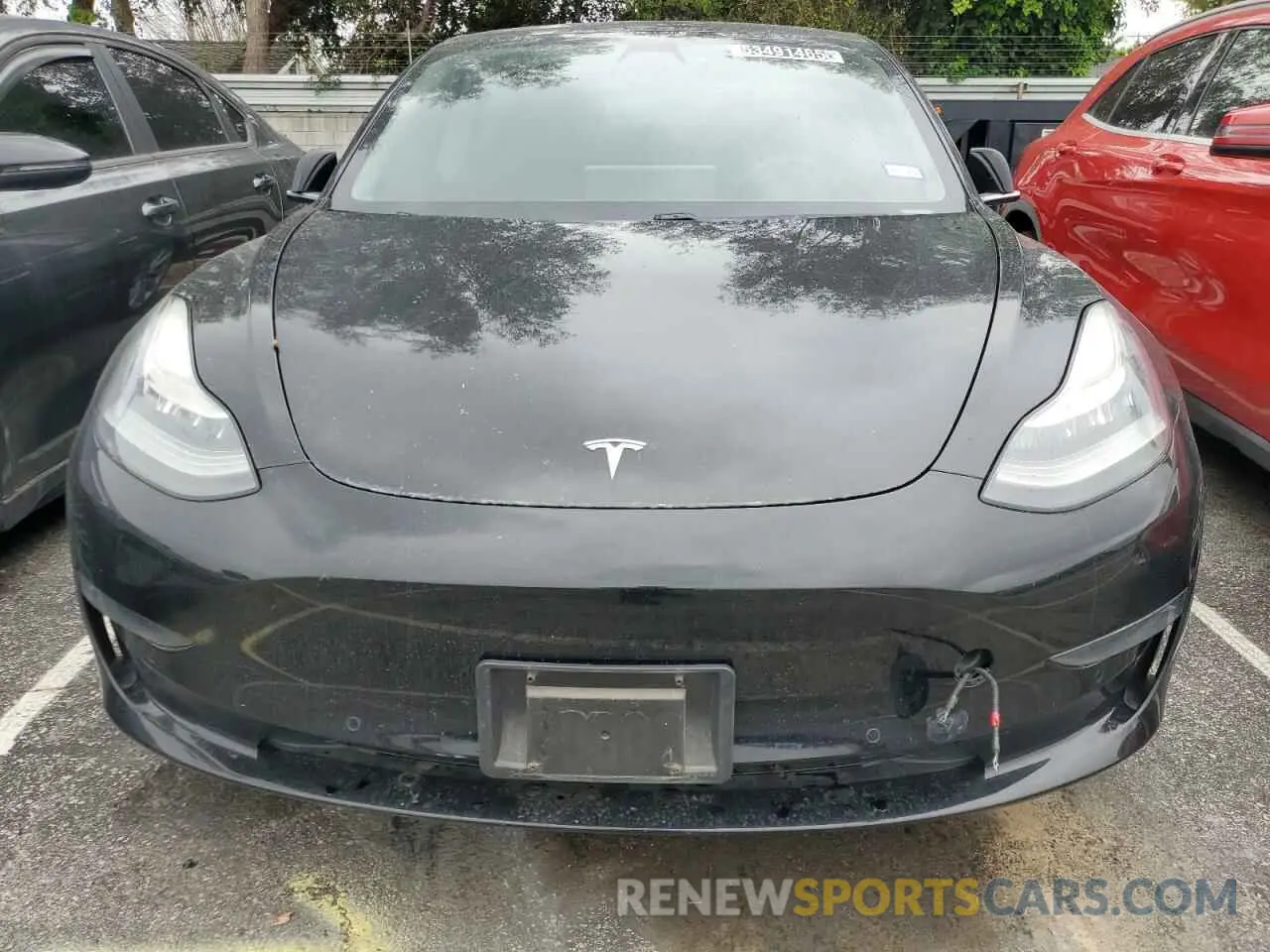 5 Photograph of a damaged car 5YJ3E1EA7LF614006 TESLA MODEL 3 2020