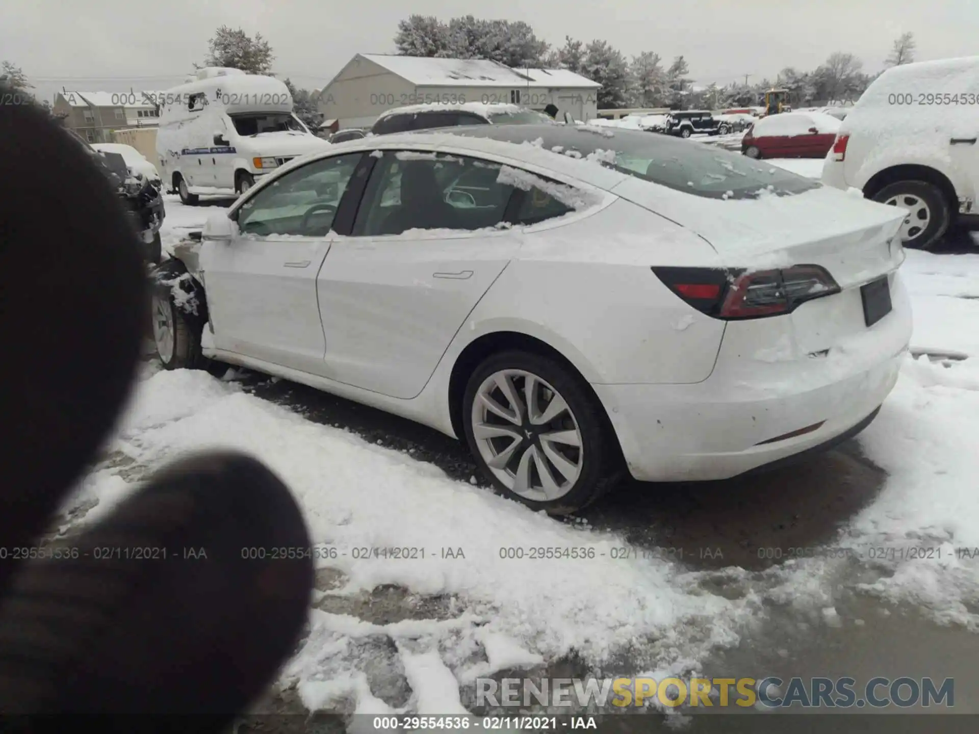 3 Photograph of a damaged car 5YJ3E1EA7LF614247 TESLA MODEL 3 2020