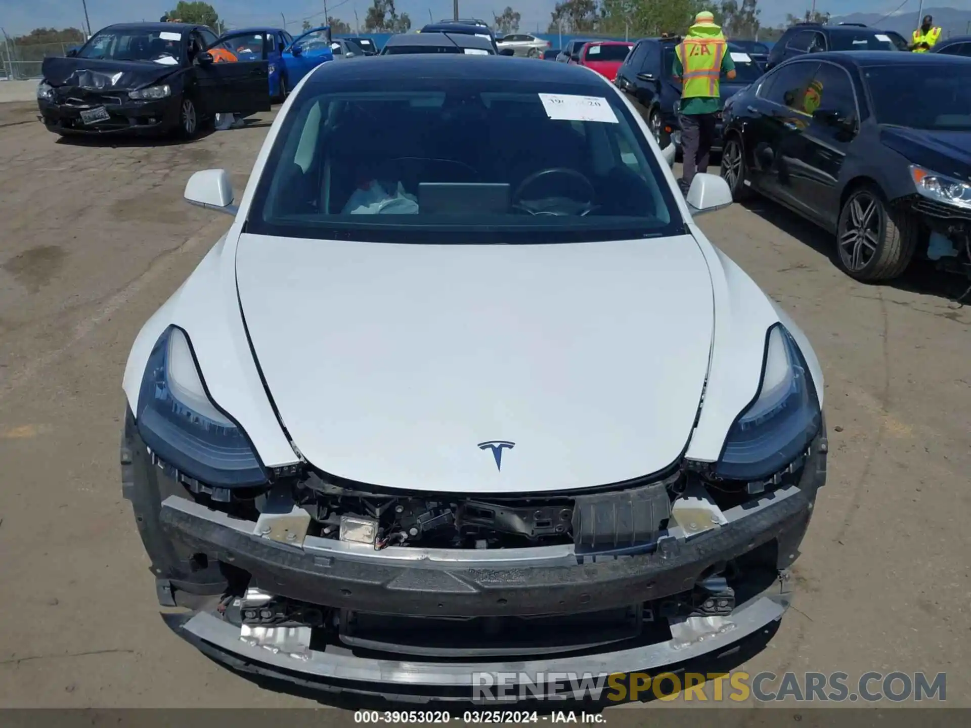 13 Photograph of a damaged car 5YJ3E1EA7LF634160 TESLA MODEL 3 2020