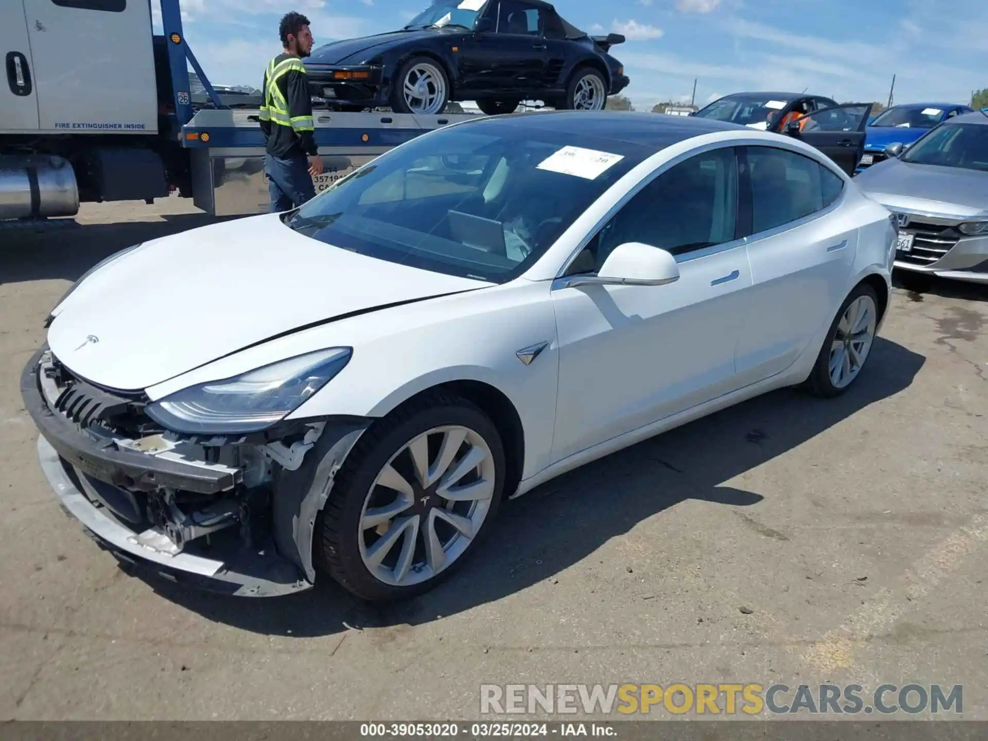 2 Photograph of a damaged car 5YJ3E1EA7LF634160 TESLA MODEL 3 2020