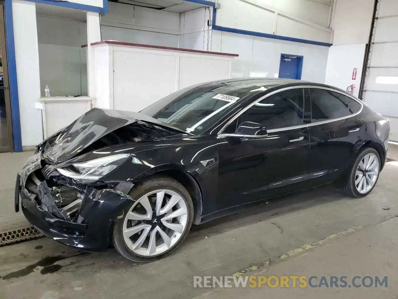 1 Photograph of a damaged car 5YJ3E1EA7LF660810 TESLA MODEL 3 2020