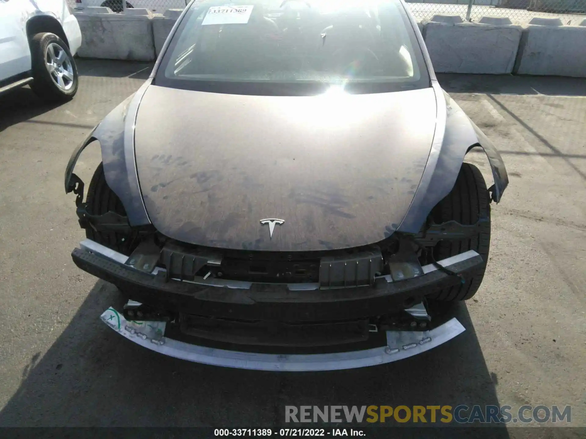 6 Photograph of a damaged car 5YJ3E1EA7LF703199 TESLA MODEL 3 2020