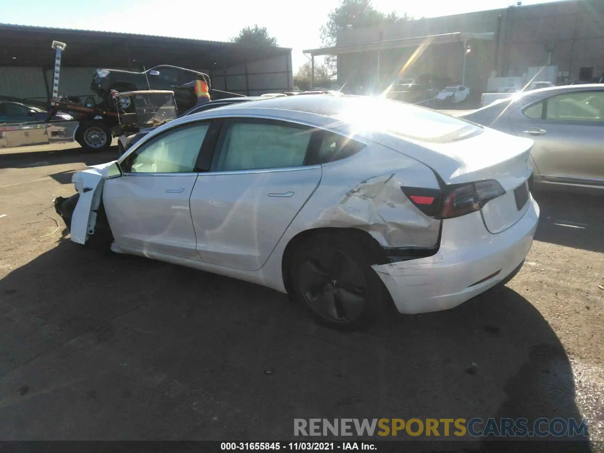 3 Photograph of a damaged car 5YJ3E1EA7LF706846 TESLA MODEL 3 2020