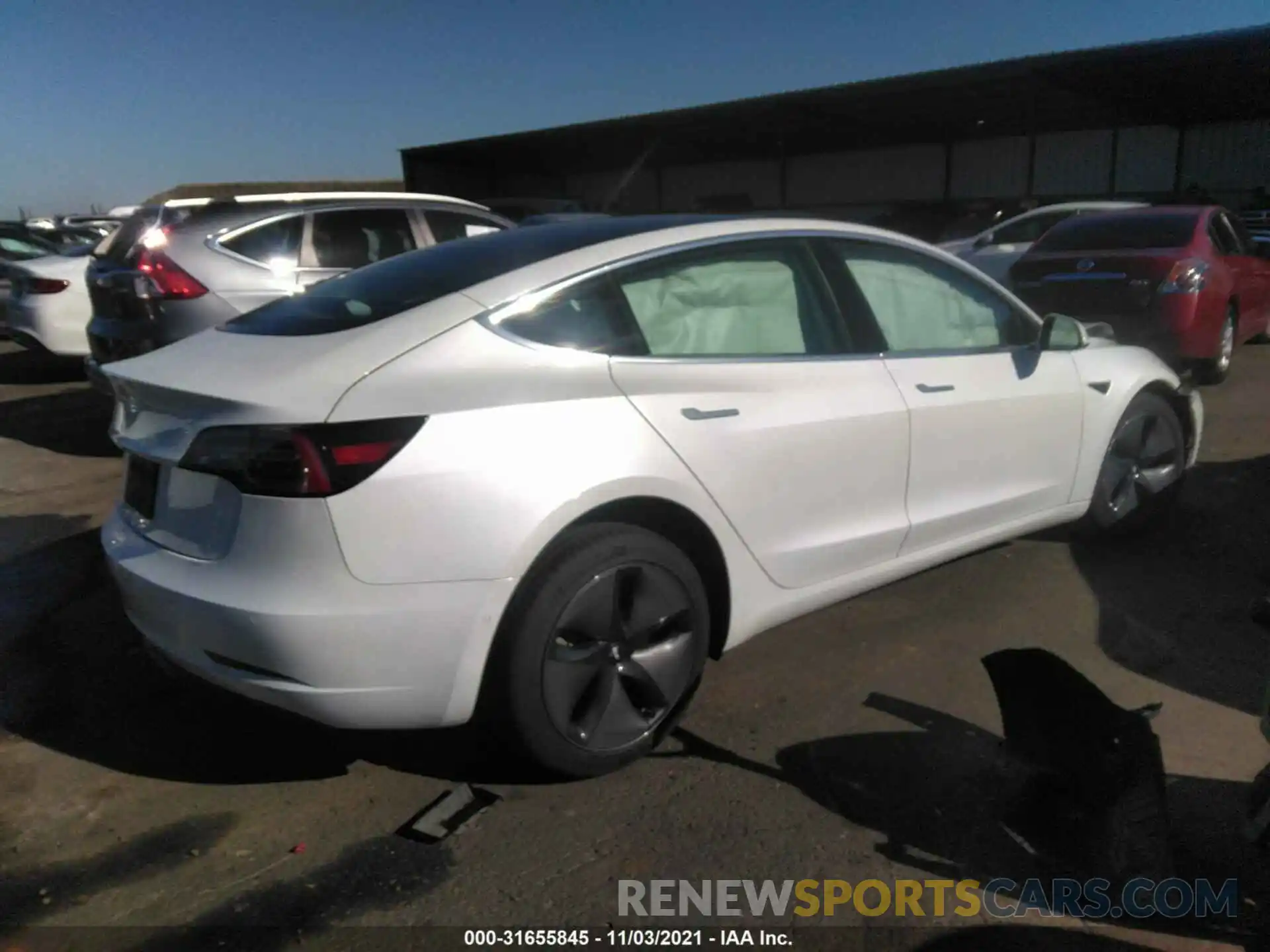 4 Photograph of a damaged car 5YJ3E1EA7LF706846 TESLA MODEL 3 2020