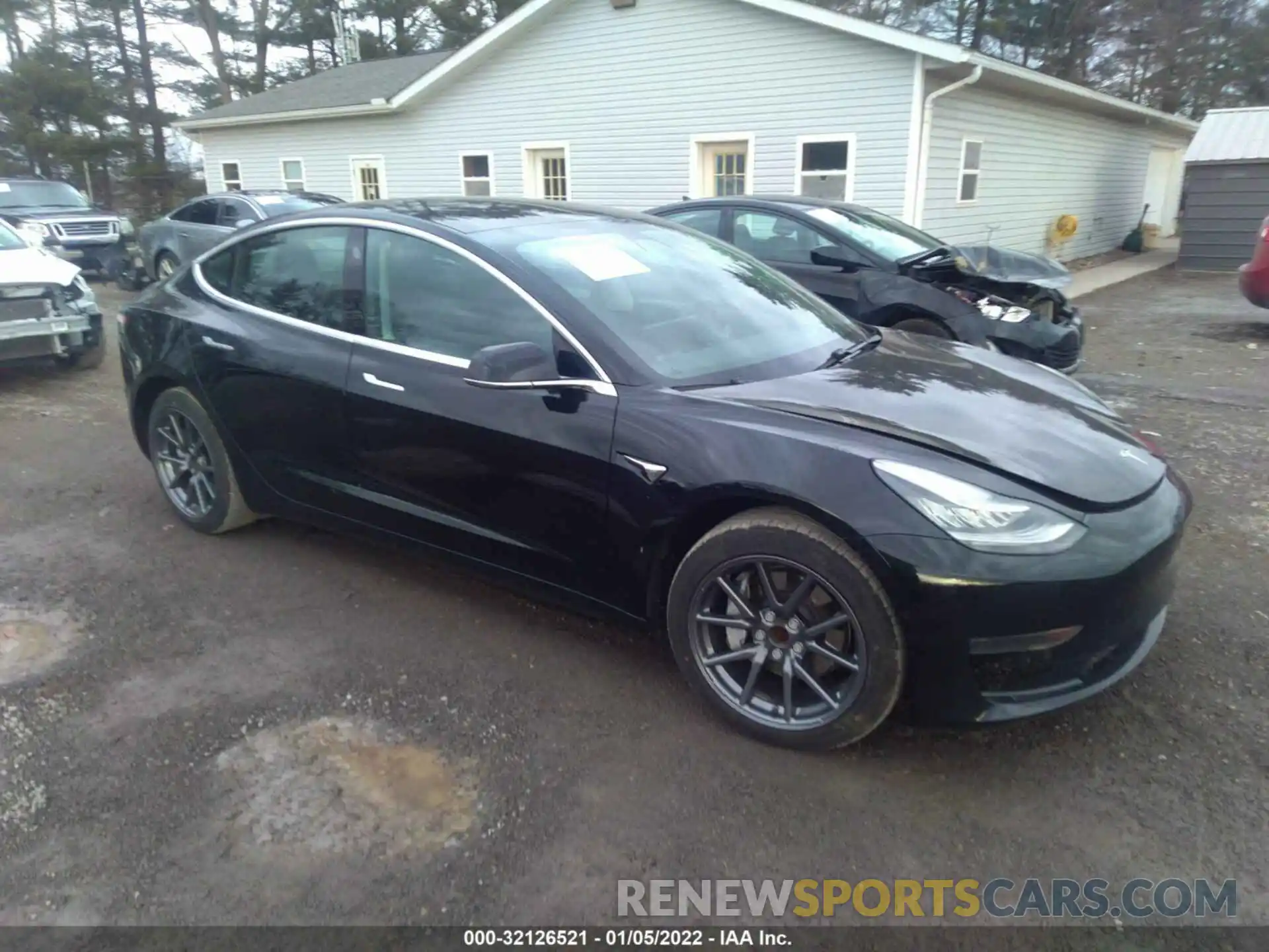 1 Photograph of a damaged car 5YJ3E1EA7LF736557 TESLA MODEL 3 2020