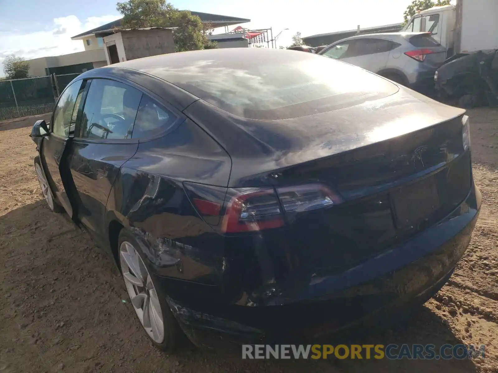 3 Photograph of a damaged car 5YJ3E1EA7LF743704 TESLA MODEL 3 2020