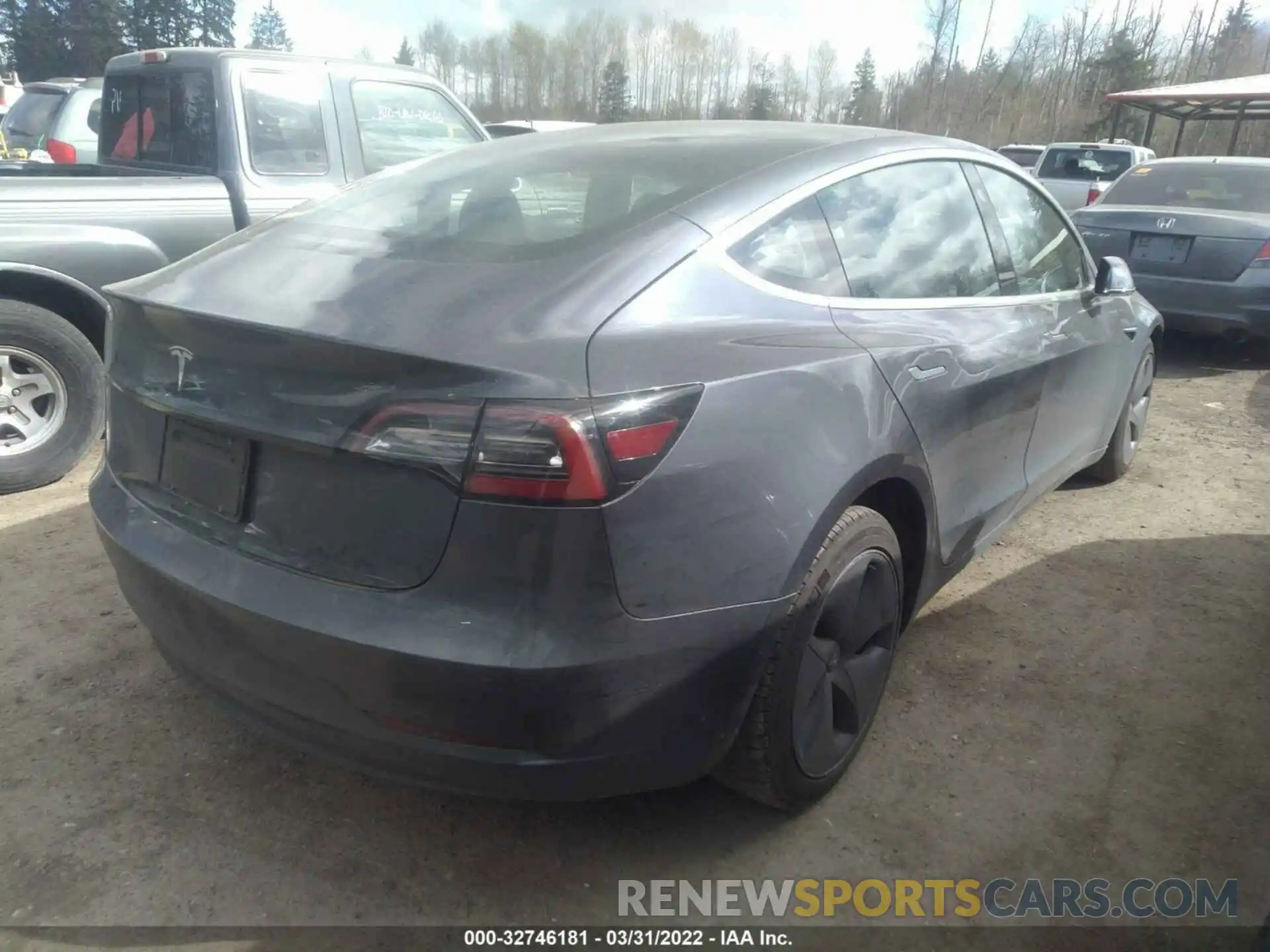 4 Photograph of a damaged car 5YJ3E1EA7LF745534 TESLA MODEL 3 2020