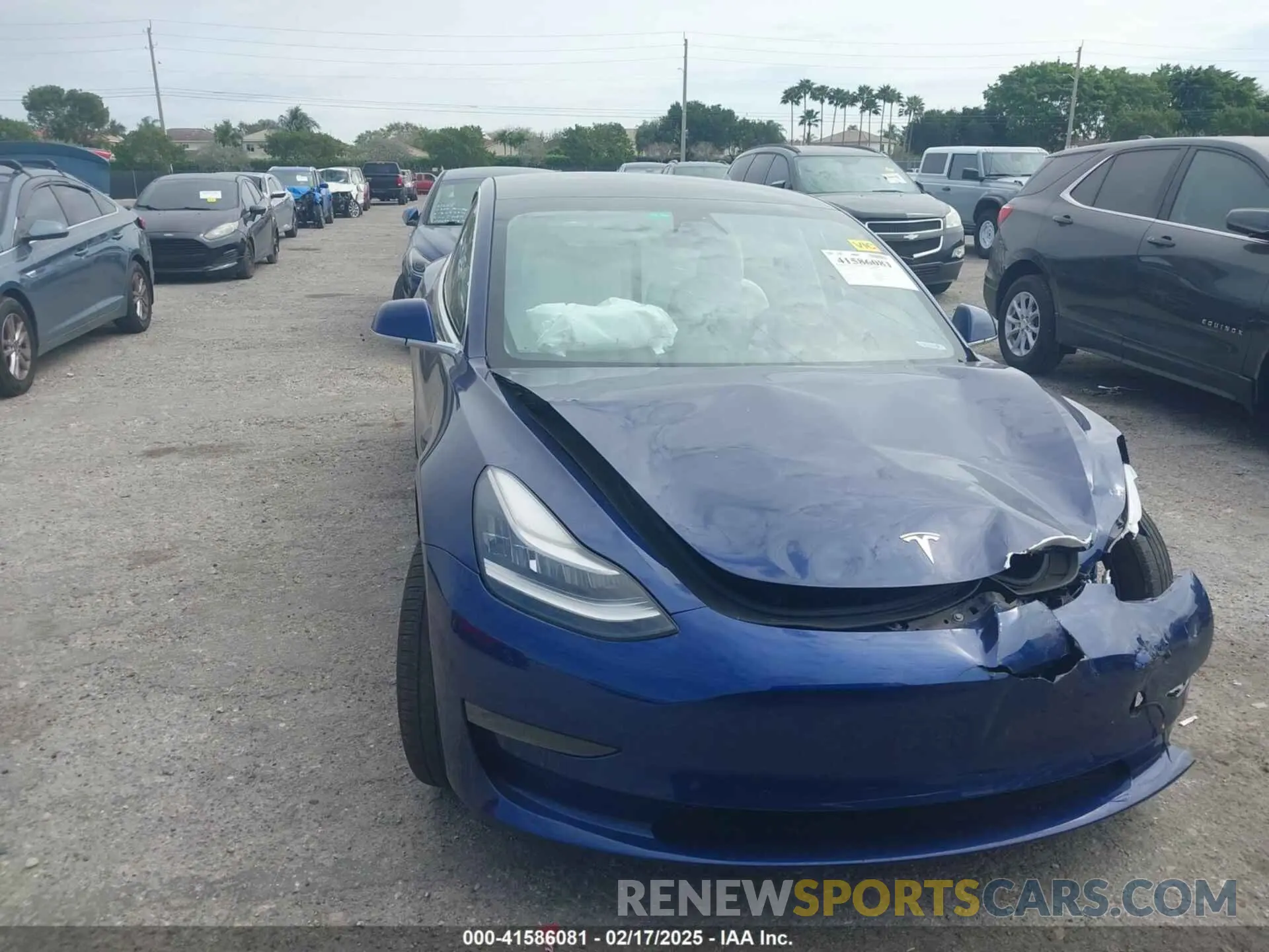 12 Photograph of a damaged car 5YJ3E1EA7LF785838 TESLA MODEL 3 2020