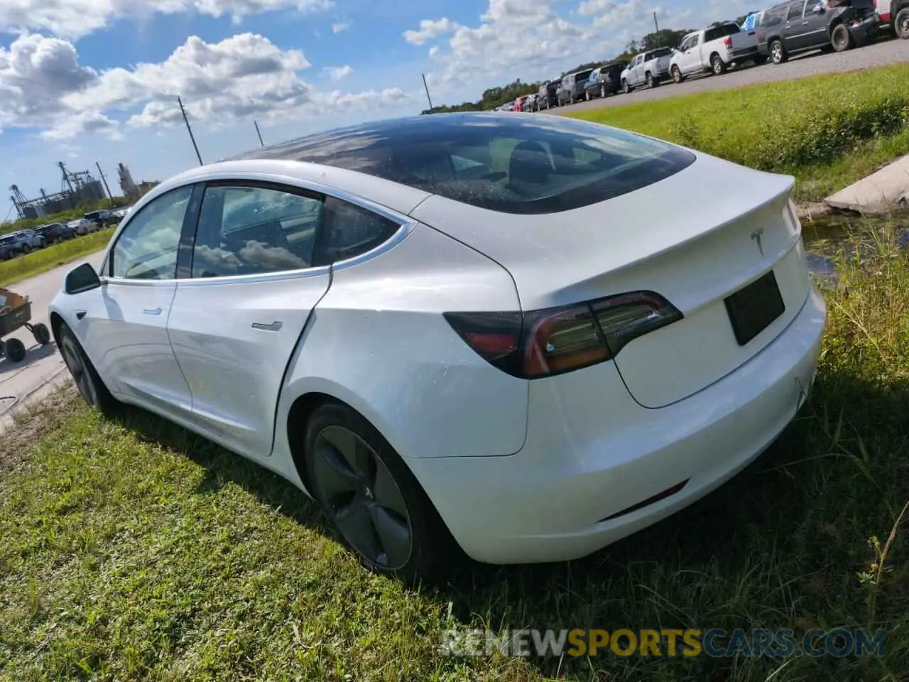 2 Photograph of a damaged car 5YJ3E1EA7LF792708 TESLA MODEL 3 2020