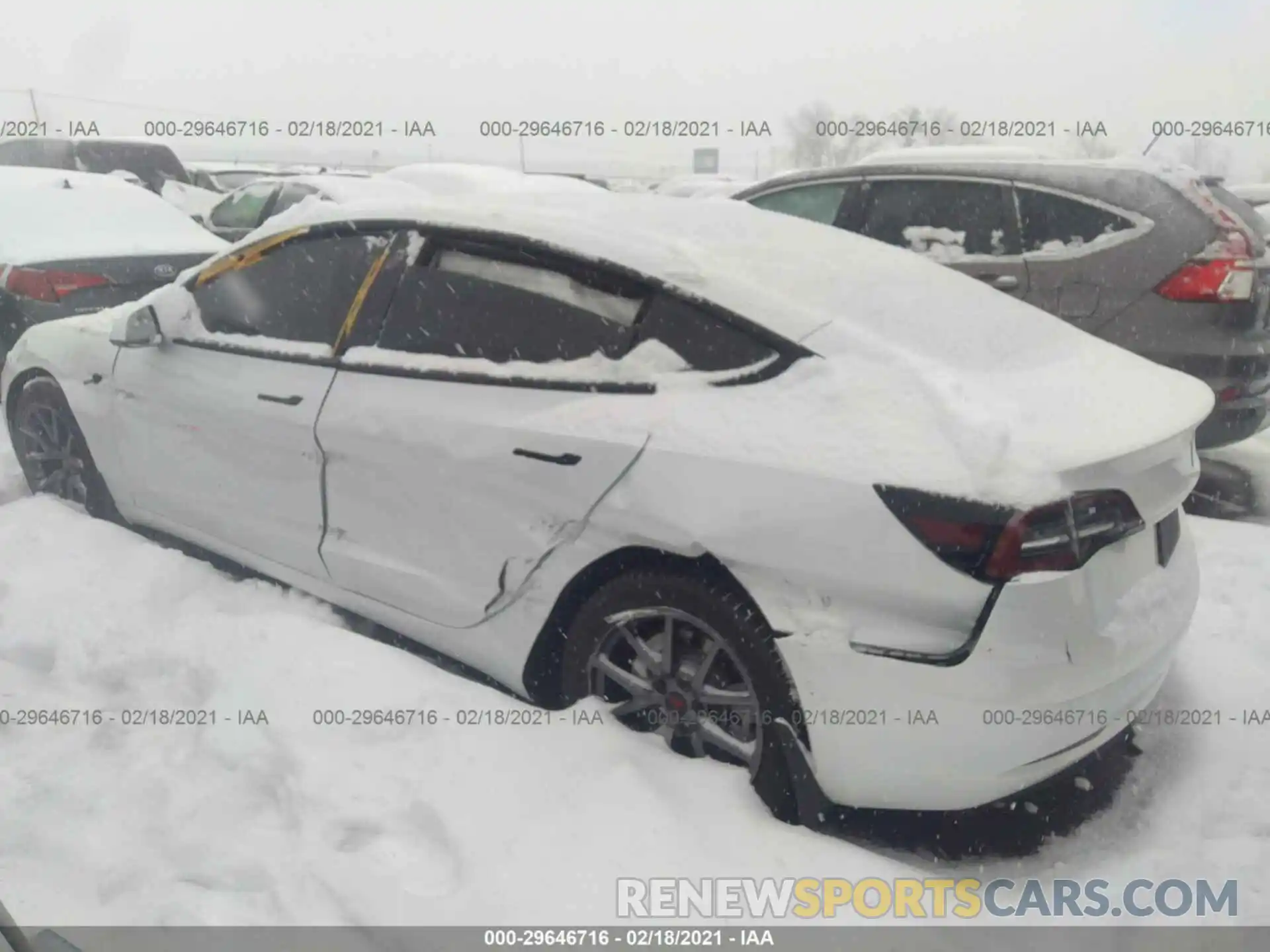 6 Photograph of a damaged car 5YJ3E1EA7LF793227 TESLA MODEL 3 2020