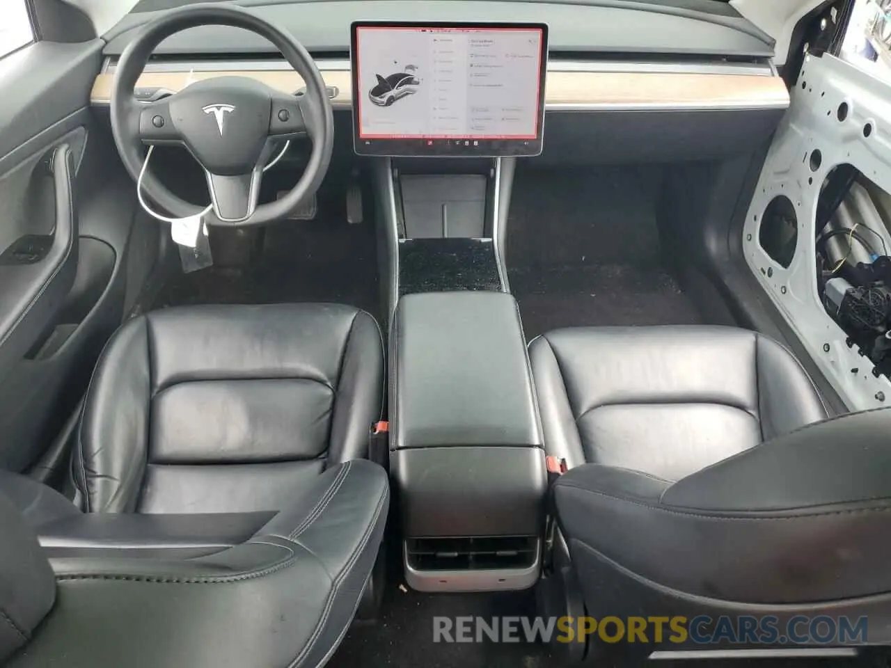 8 Photograph of a damaged car 5YJ3E1EA7LF797293 TESLA MODEL 3 2020