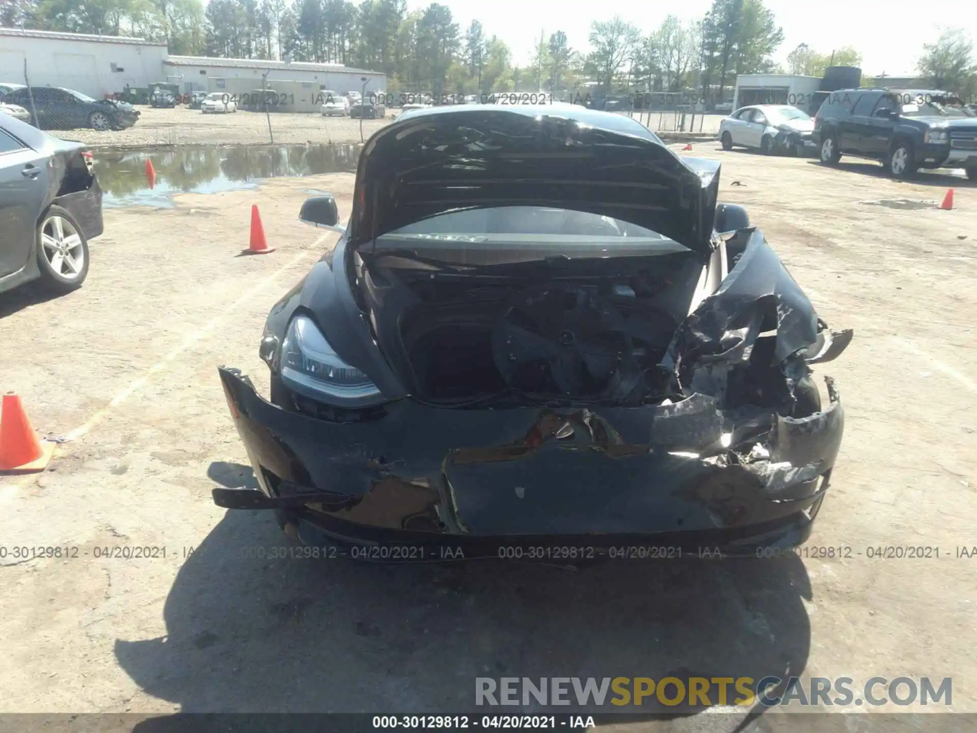 6 Photograph of a damaged car 5YJ3E1EA7LF797648 TESLA MODEL 3 2020