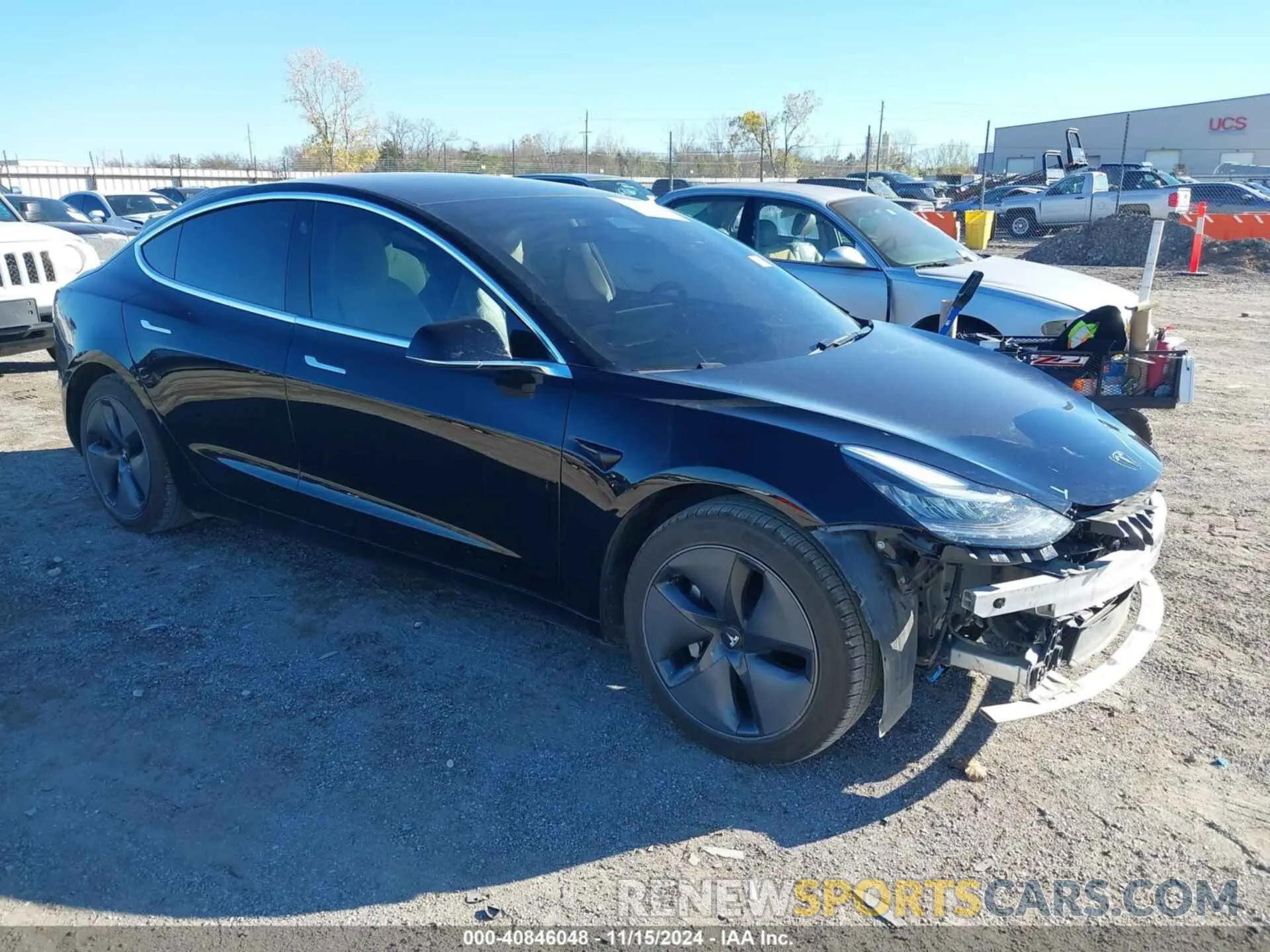 1 Photograph of a damaged car 5YJ3E1EA7LF802492 TESLA MODEL 3 2020