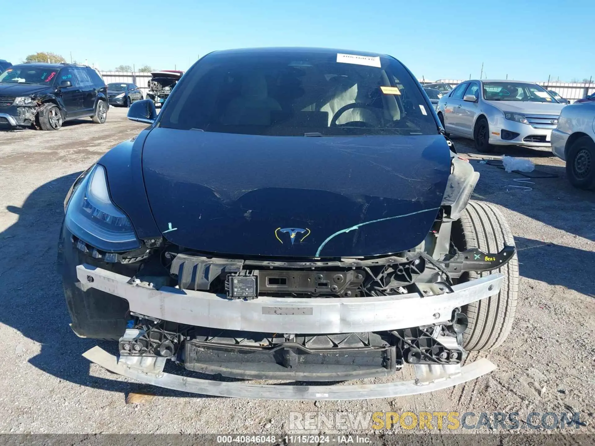 13 Photograph of a damaged car 5YJ3E1EA7LF802492 TESLA MODEL 3 2020
