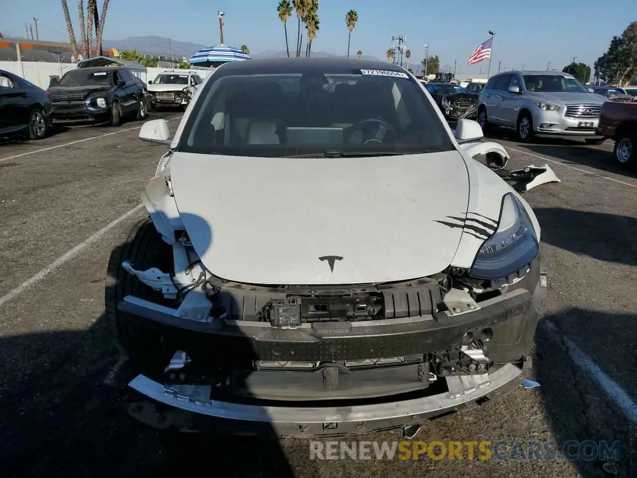 5 Photograph of a damaged car 5YJ3E1EA7LF803996 TESLA MODEL 3 2020