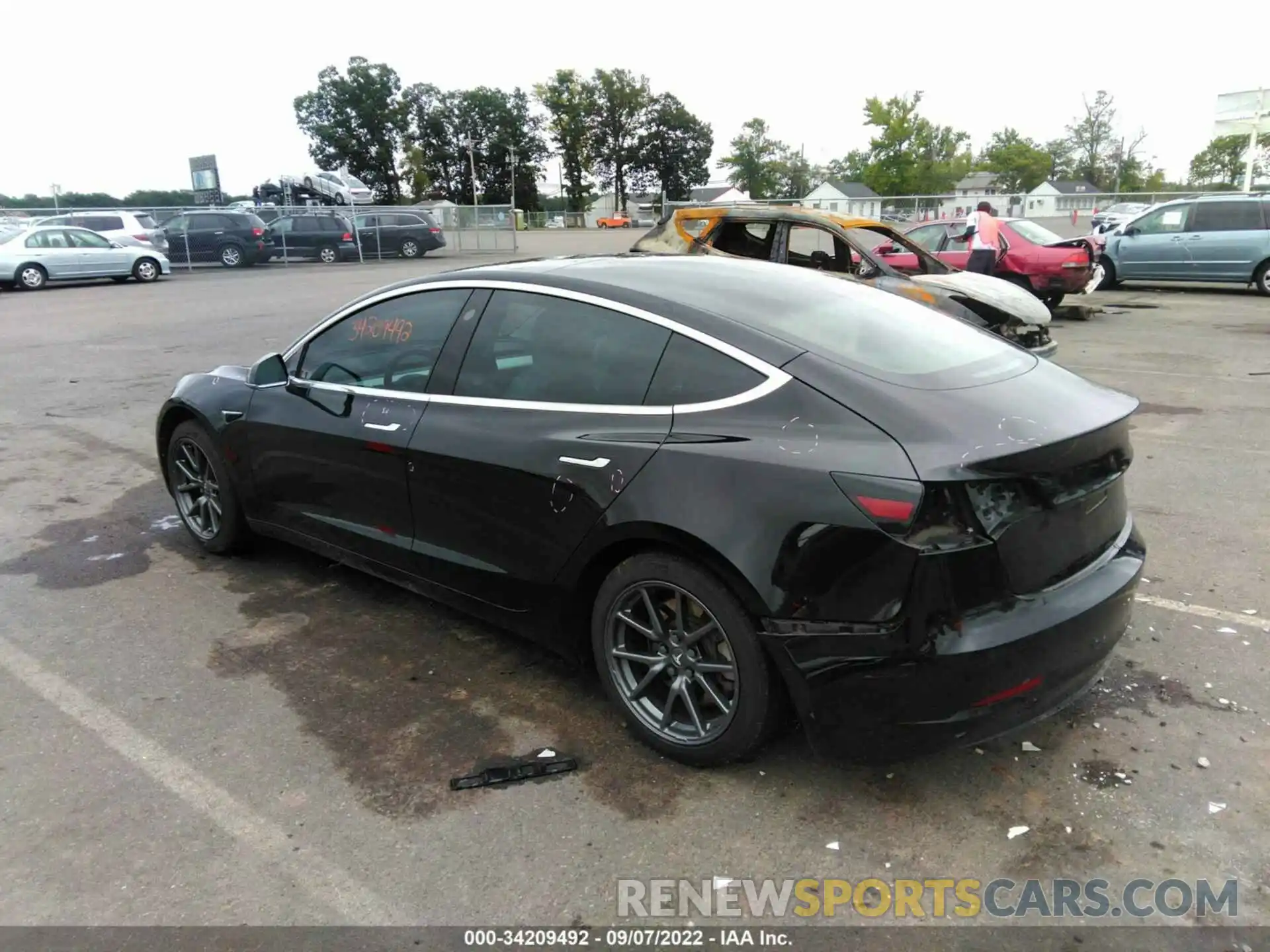 3 Photograph of a damaged car 5YJ3E1EA7LF808065 TESLA MODEL 3 2020