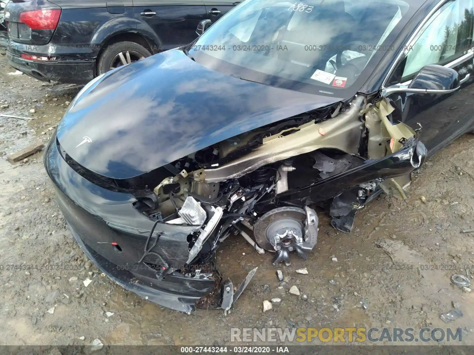 6 Photograph of a damaged car 5YJ3E1EA8LF606416 TESLA MODEL 3 2020