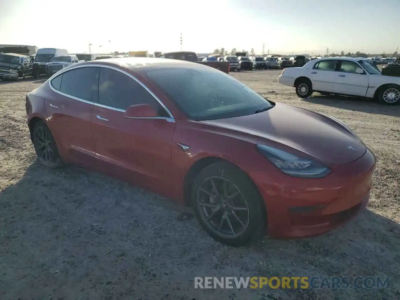 4 Photograph of a damaged car 5YJ3E1EA8LF606562 TESLA MODEL 3 2020