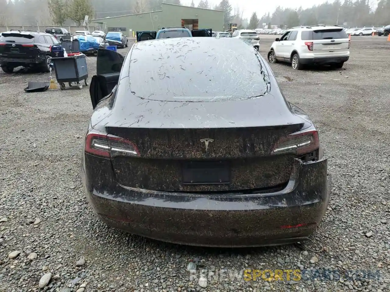 6 Photograph of a damaged car 5YJ3E1EA8LF609333 TESLA MODEL 3 2020