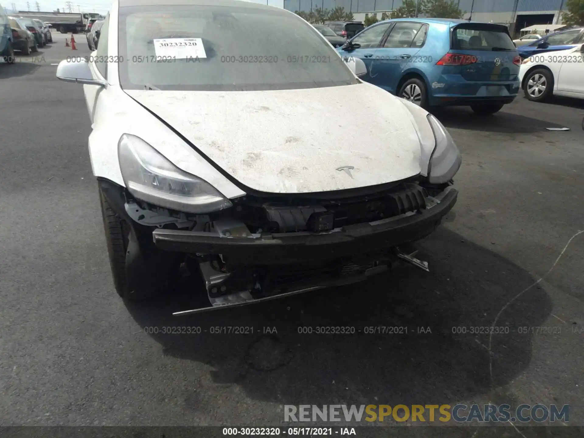 6 Photograph of a damaged car 5YJ3E1EA8LF613298 TESLA MODEL 3 2020