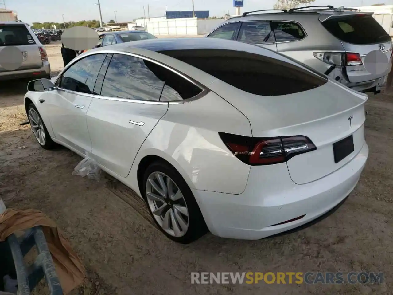 3 Photograph of a damaged car 5YJ3E1EA8LF614533 TESLA MODEL 3 2020