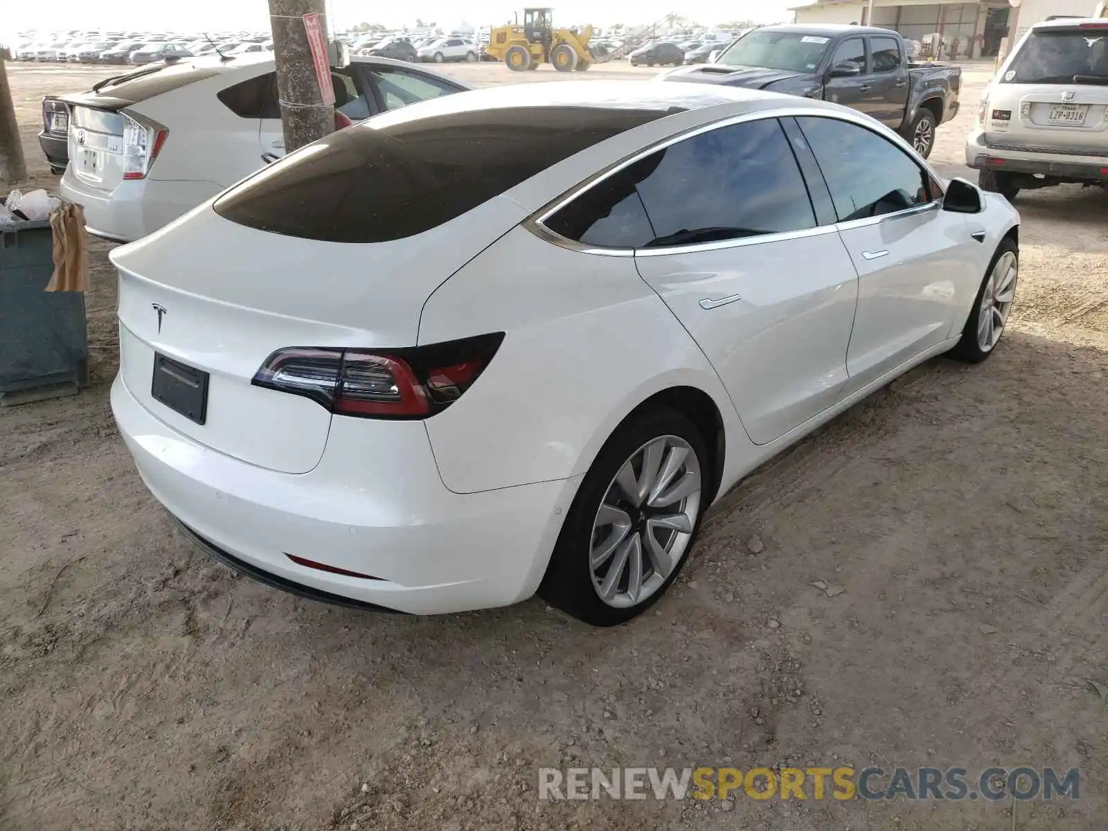 4 Photograph of a damaged car 5YJ3E1EA8LF614533 TESLA MODEL 3 2020