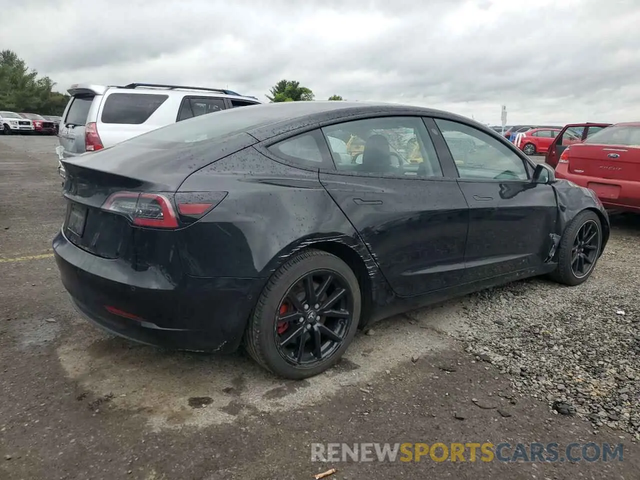 3 Photograph of a damaged car 5YJ3E1EA8LF643871 TESLA MODEL 3 2020