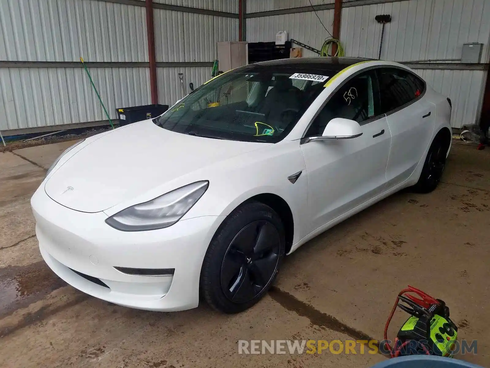 2 Photograph of a damaged car 5YJ3E1EA8LF645149 TESLA MODEL 3 2020