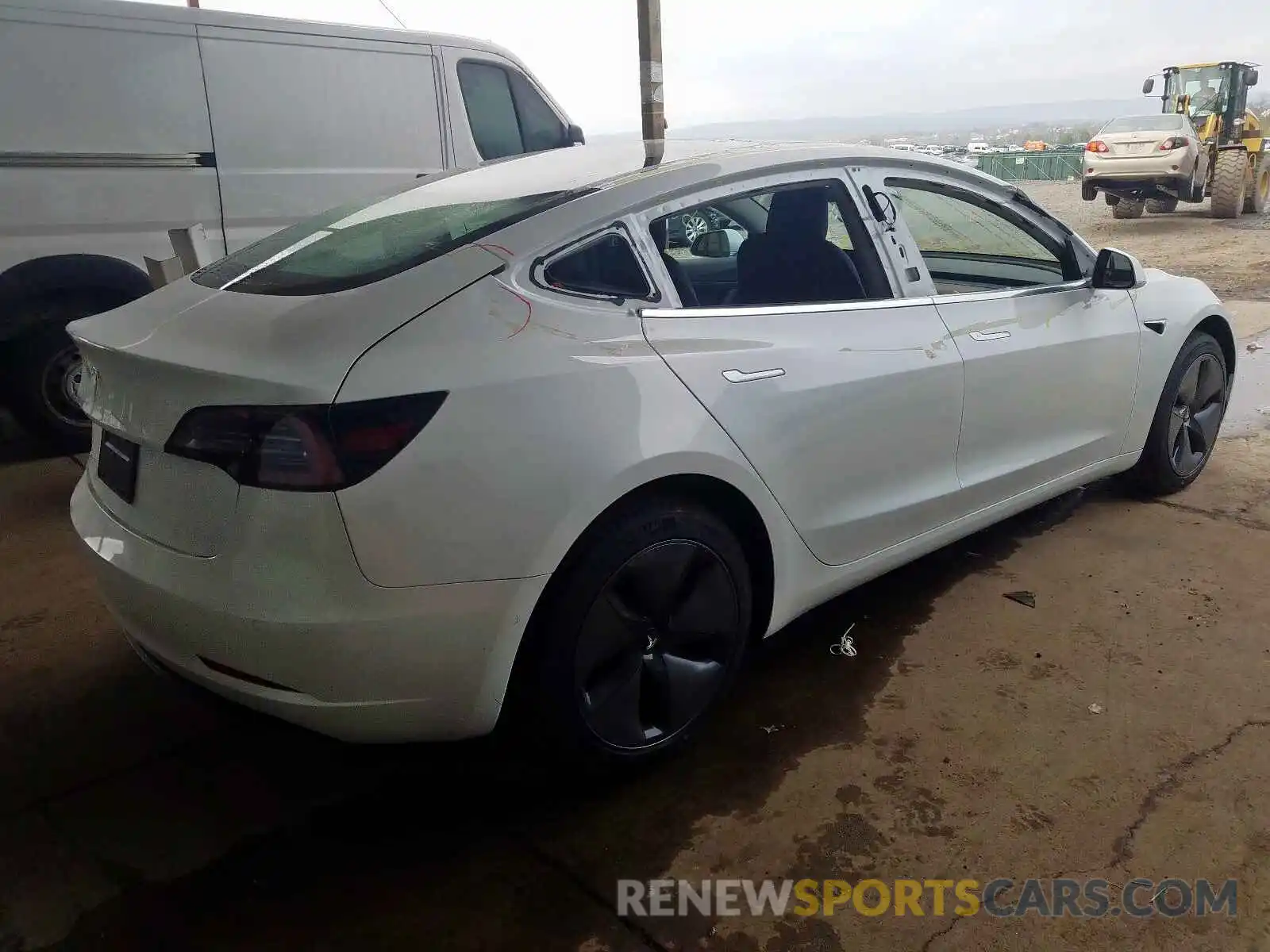 4 Photograph of a damaged car 5YJ3E1EA8LF645149 TESLA MODEL 3 2020