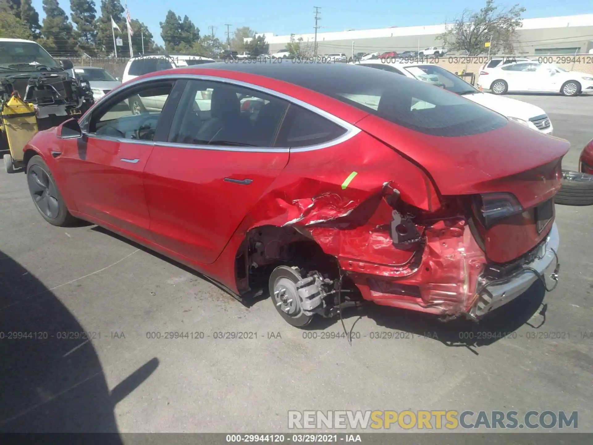 3 Photograph of a damaged car 5YJ3E1EA8LF658287 TESLA MODEL 3 2020