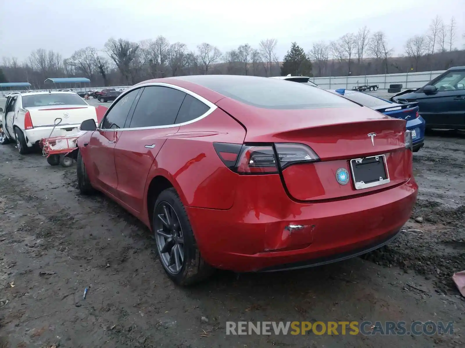 3 Photograph of a damaged car 5YJ3E1EA8LF705690 TESLA MODEL 3 2020