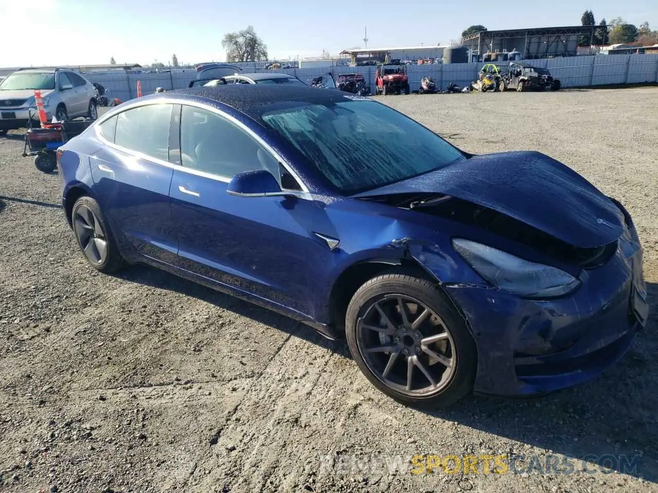 4 Photograph of a damaged car 5YJ3E1EA8LF705995 TESLA MODEL 3 2020