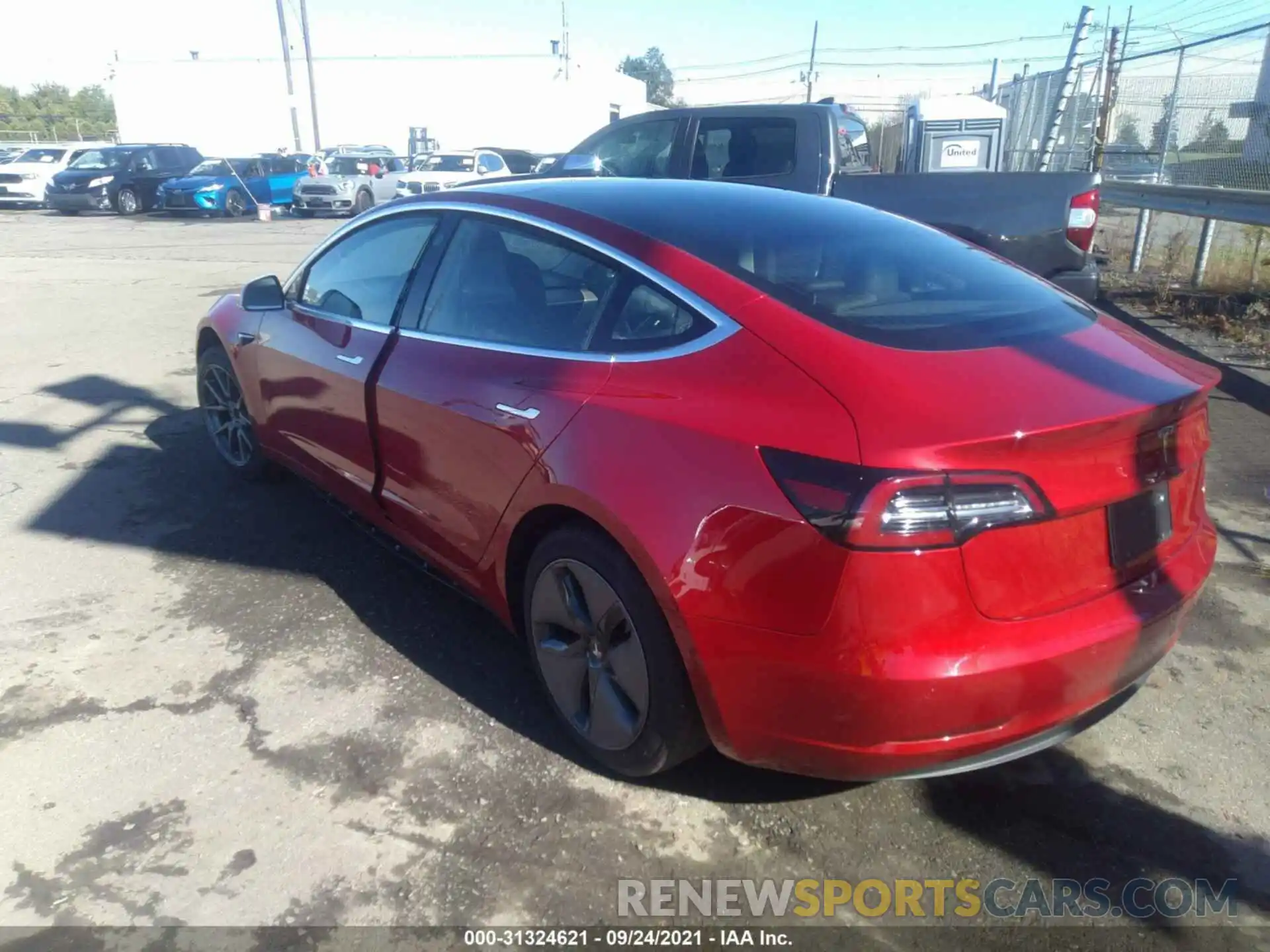 3 Photograph of a damaged car 5YJ3E1EA8LF718715 TESLA MODEL 3 2020