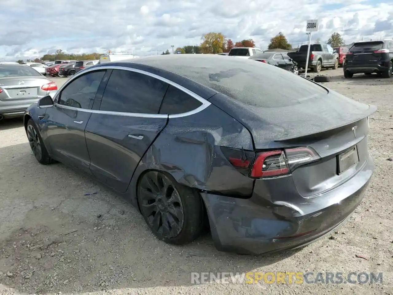 3 Photograph of a damaged car 5YJ3E1EA8LF739290 TESLA MODEL 3 2020