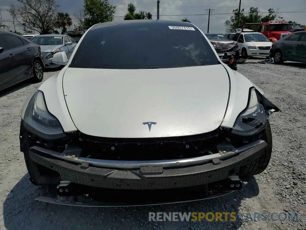 5 Photograph of a damaged car 5YJ3E1EA8LF741041 TESLA MODEL 3 2020
