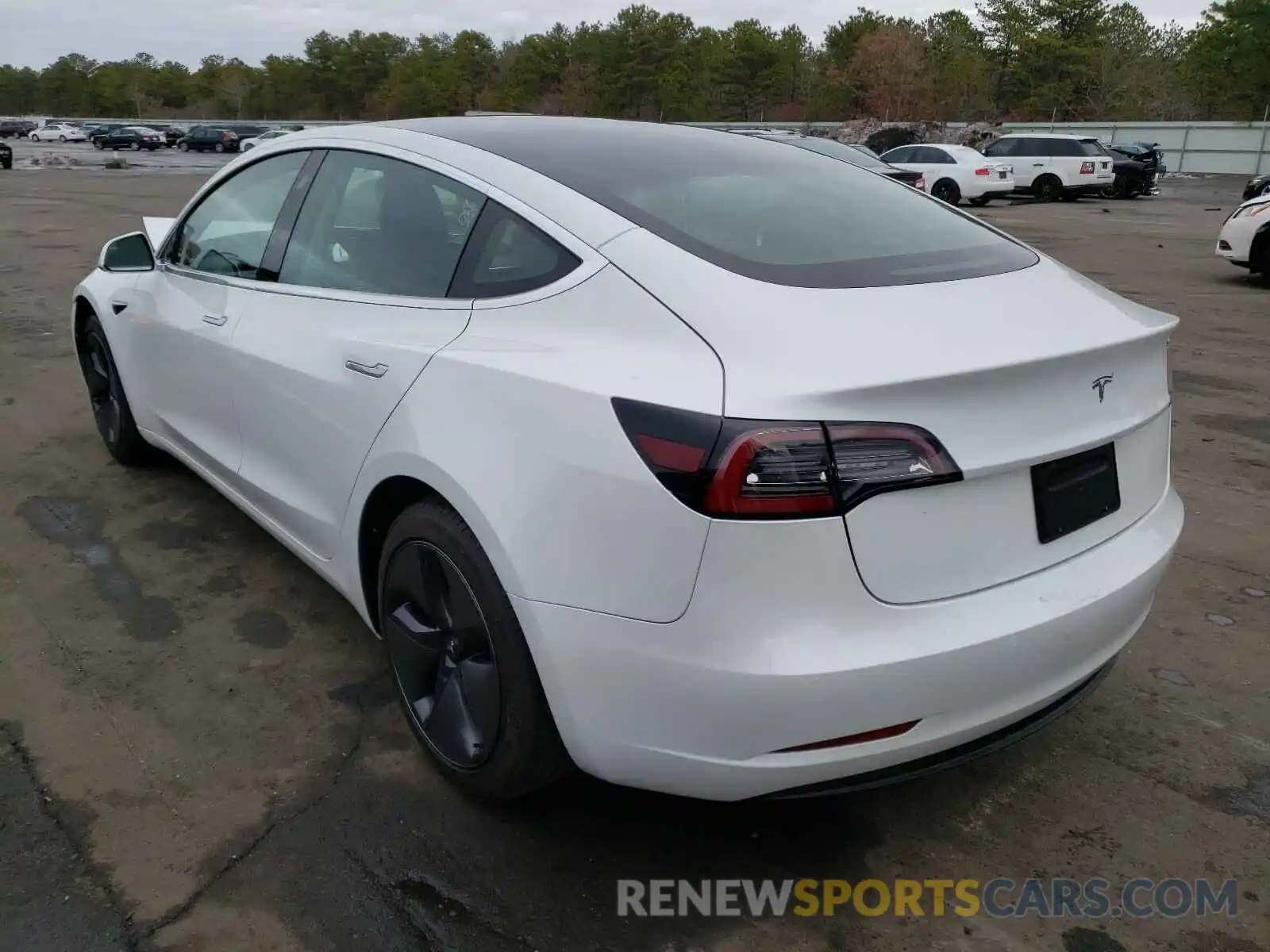 3 Photograph of a damaged car 5YJ3E1EA8LF797156 TESLA MODEL 3 2020