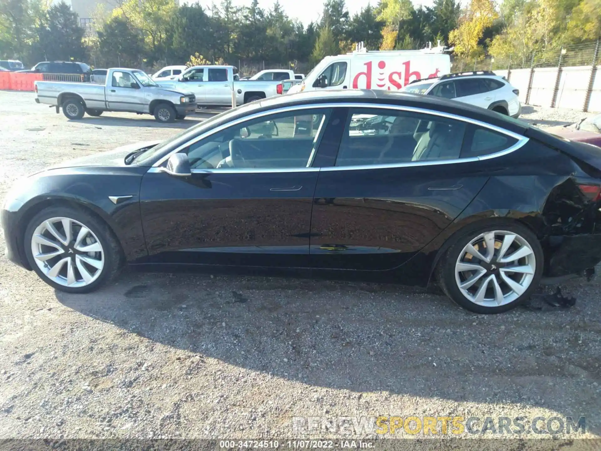 10 Photograph of a damaged car 5YJ3E1EA8LF797397 TESLA MODEL 3 2020