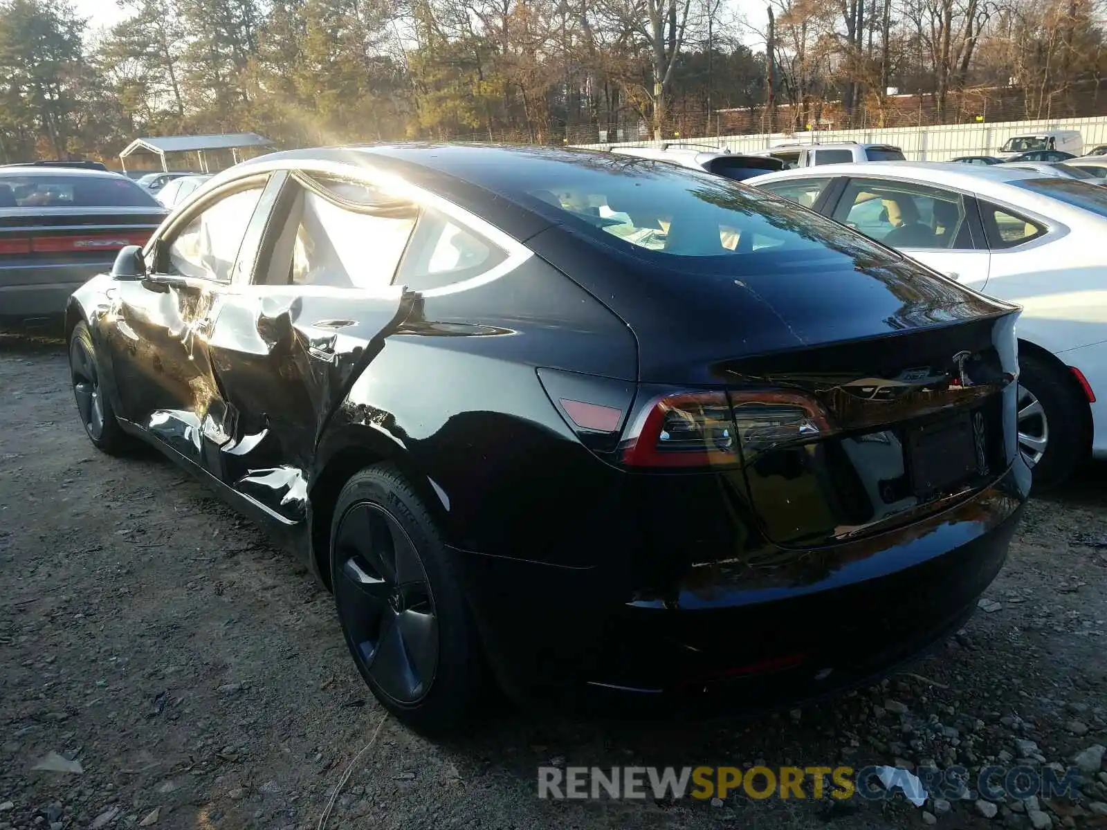 3 Photograph of a damaged car 5YJ3E1EA8LF797612 TESLA MODEL 3 2020