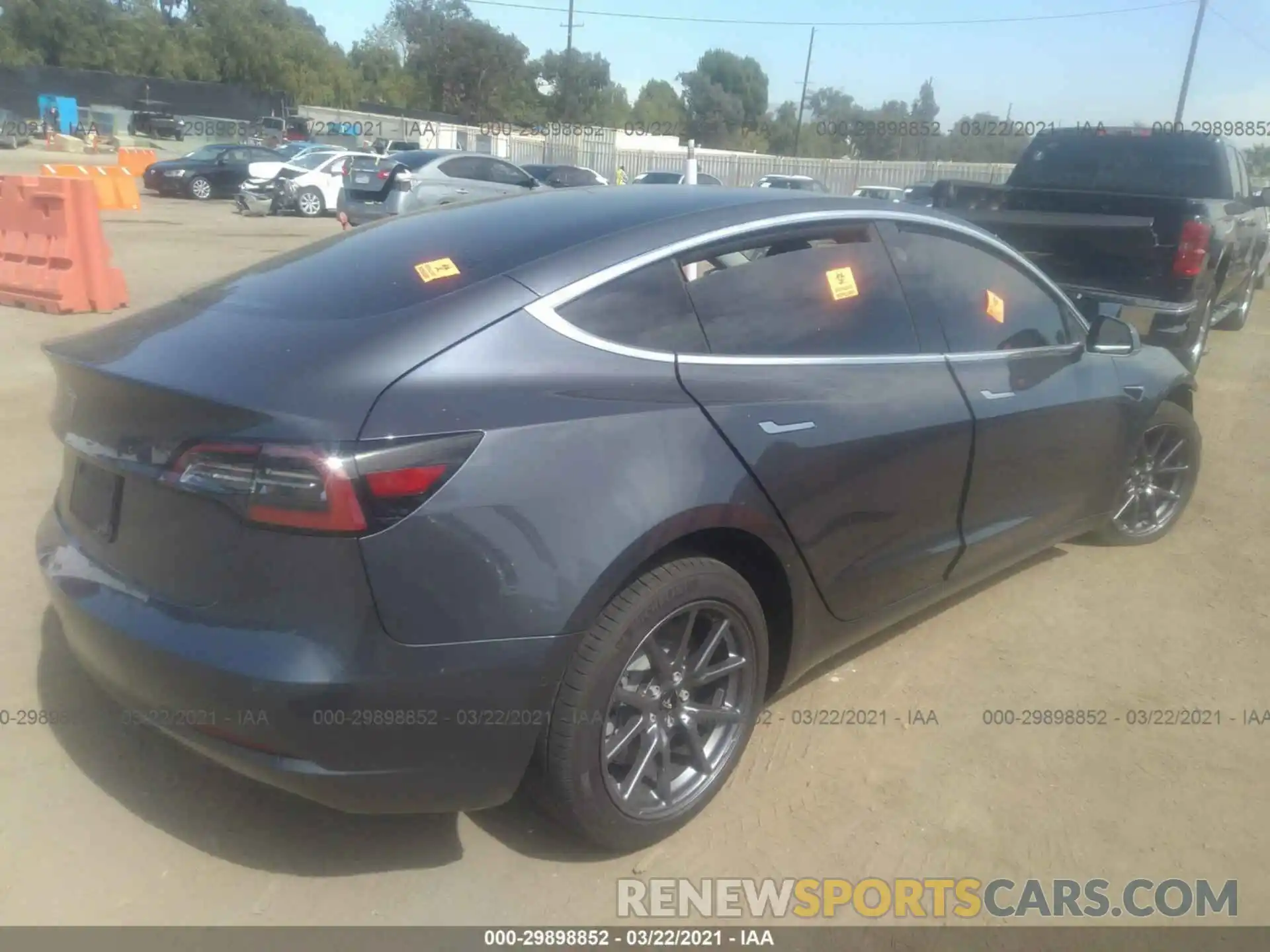 4 Photograph of a damaged car 5YJ3E1EA8LF803506 TESLA MODEL 3 2020