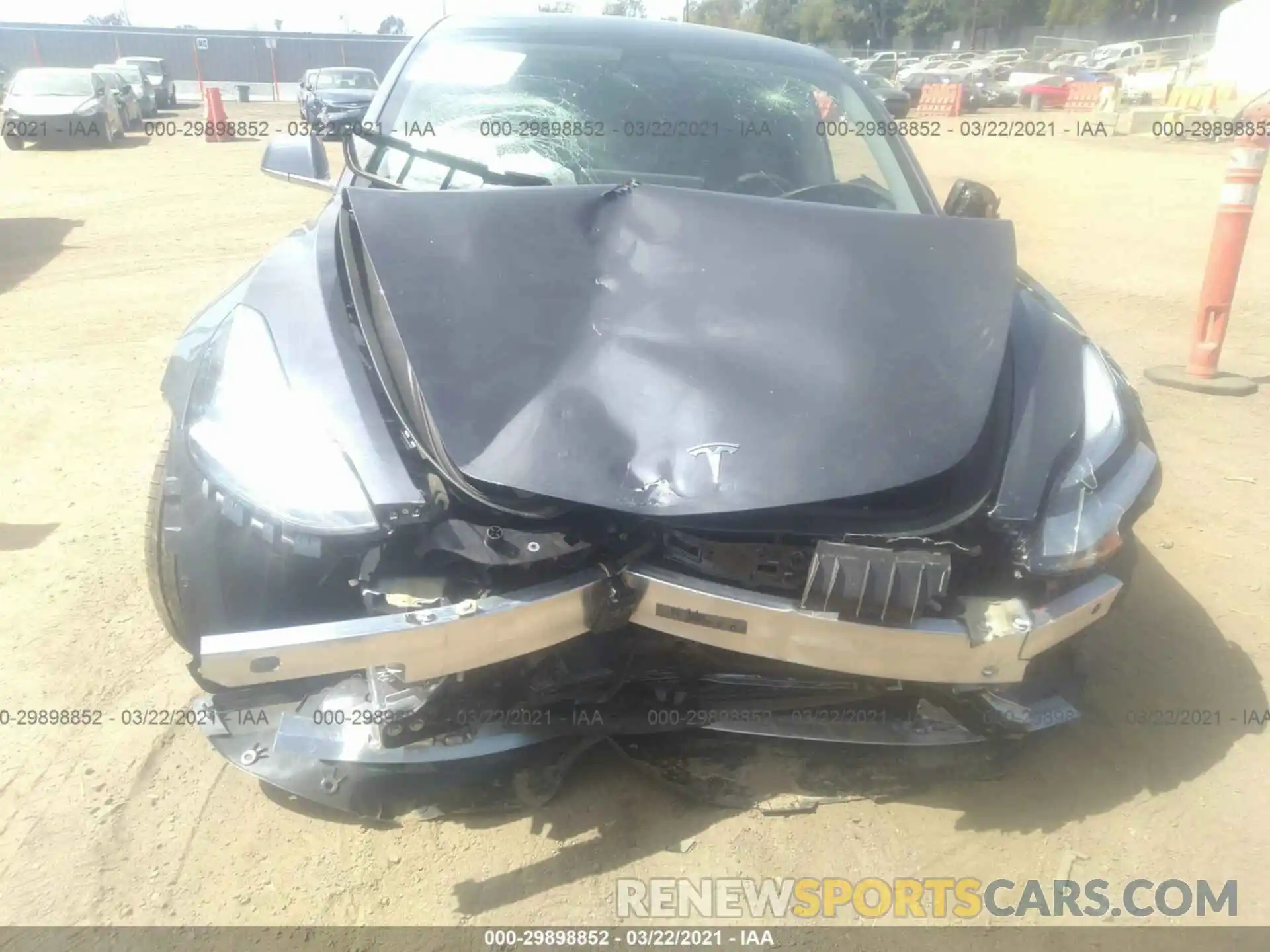 6 Photograph of a damaged car 5YJ3E1EA8LF803506 TESLA MODEL 3 2020