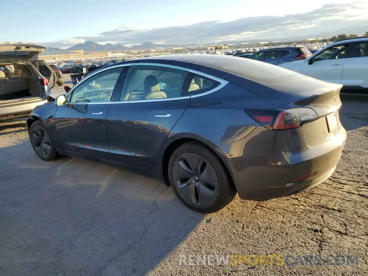 2 Photograph of a damaged car 5YJ3E1EA8LF803523 TESLA MODEL 3 2020