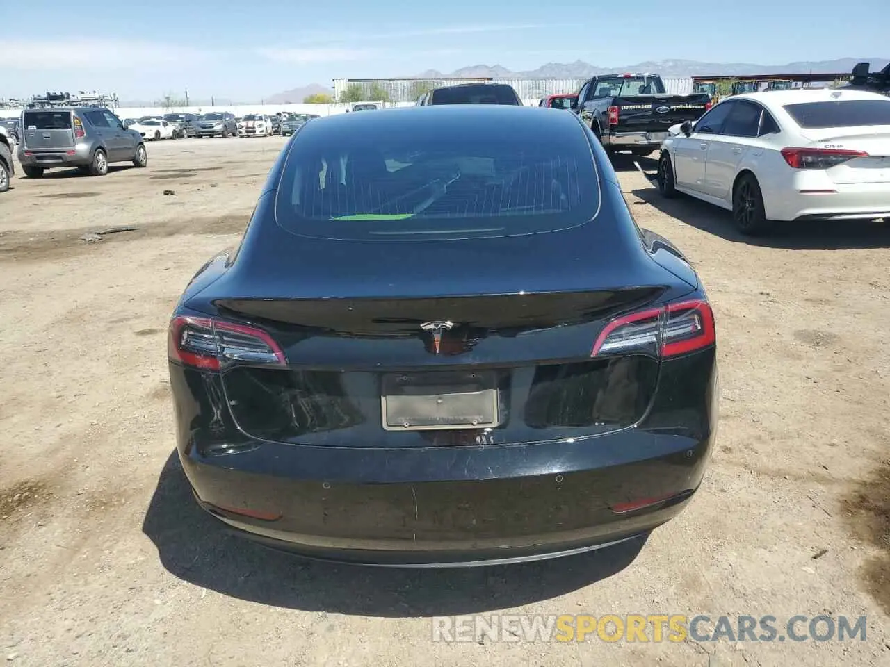 6 Photograph of a damaged car 5YJ3E1EA8LF806017 TESLA MODEL 3 2020