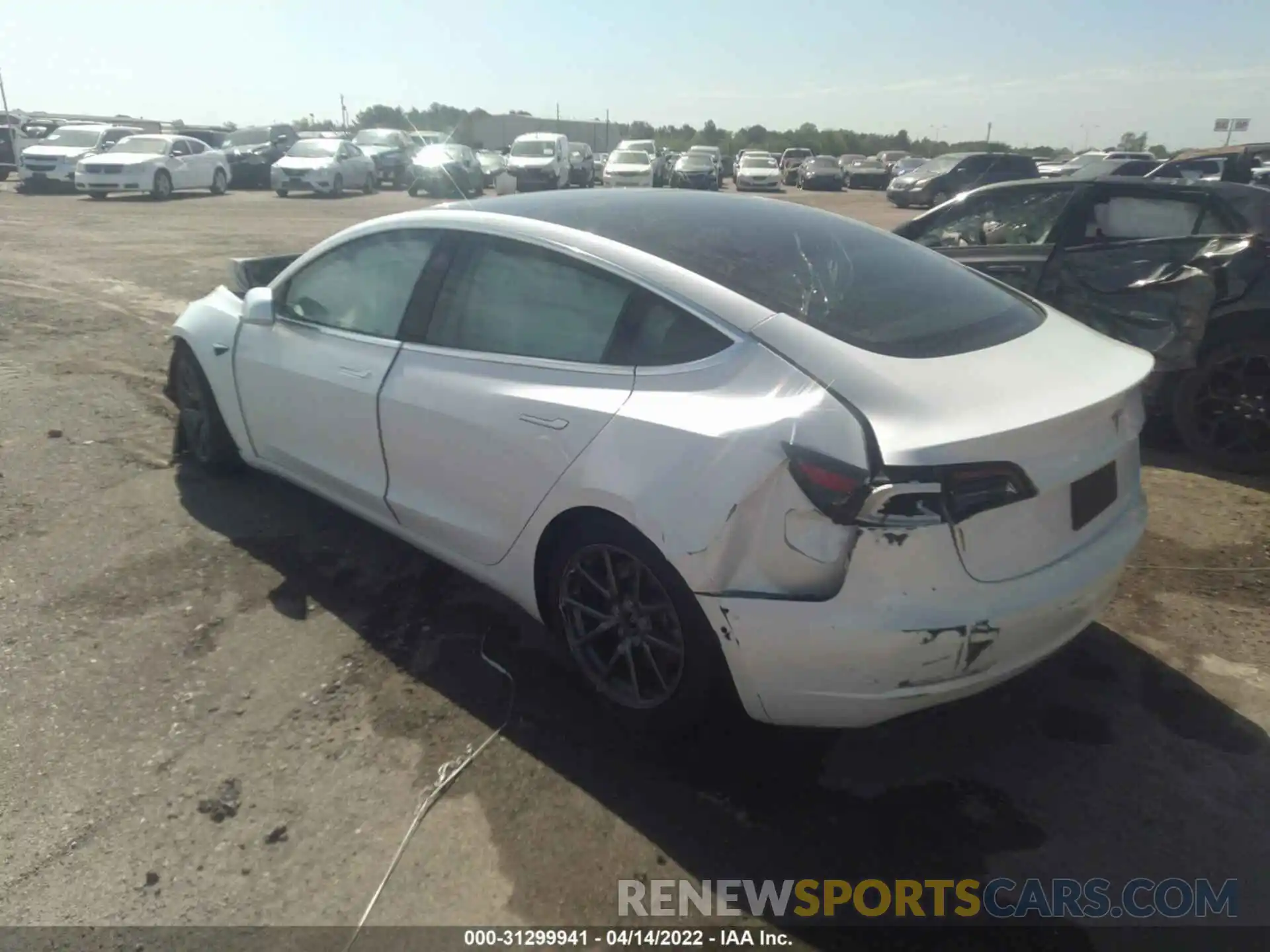 3 Photograph of a damaged car 5YJ3E1EA9LF504767 TESLA MODEL 3 2020