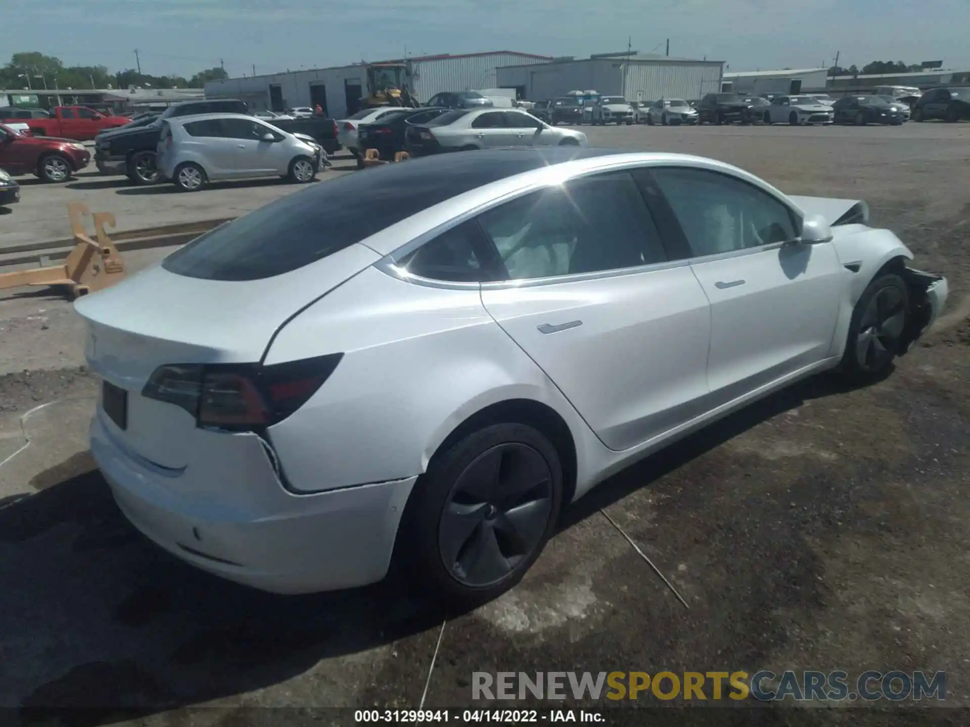 4 Photograph of a damaged car 5YJ3E1EA9LF504767 TESLA MODEL 3 2020