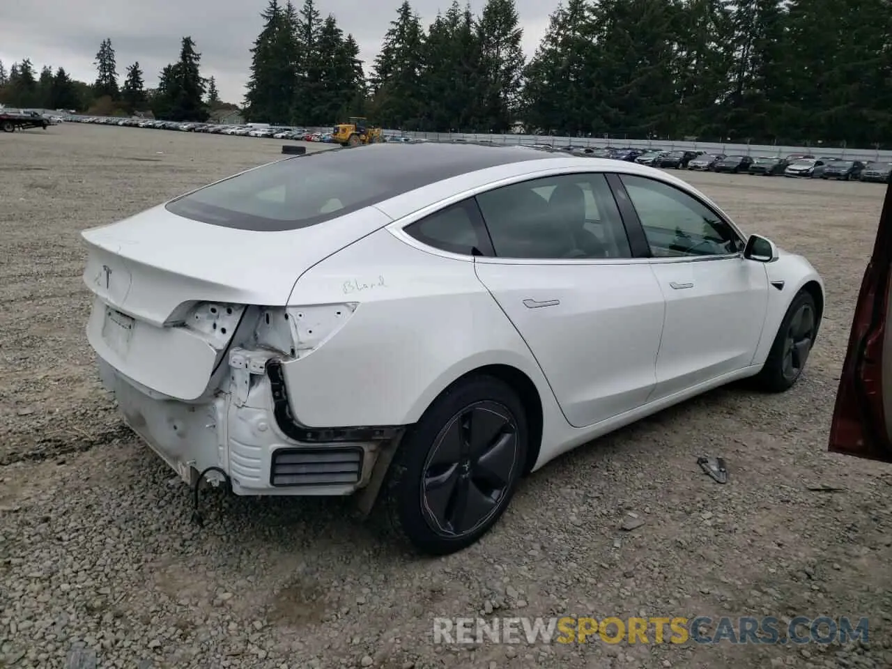 3 Photograph of a damaged car 5YJ3E1EA9LF504896 TESLA MODEL 3 2020
