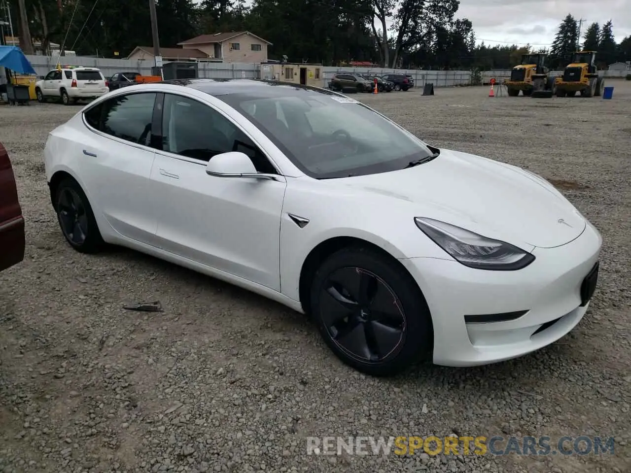 4 Photograph of a damaged car 5YJ3E1EA9LF504896 TESLA MODEL 3 2020
