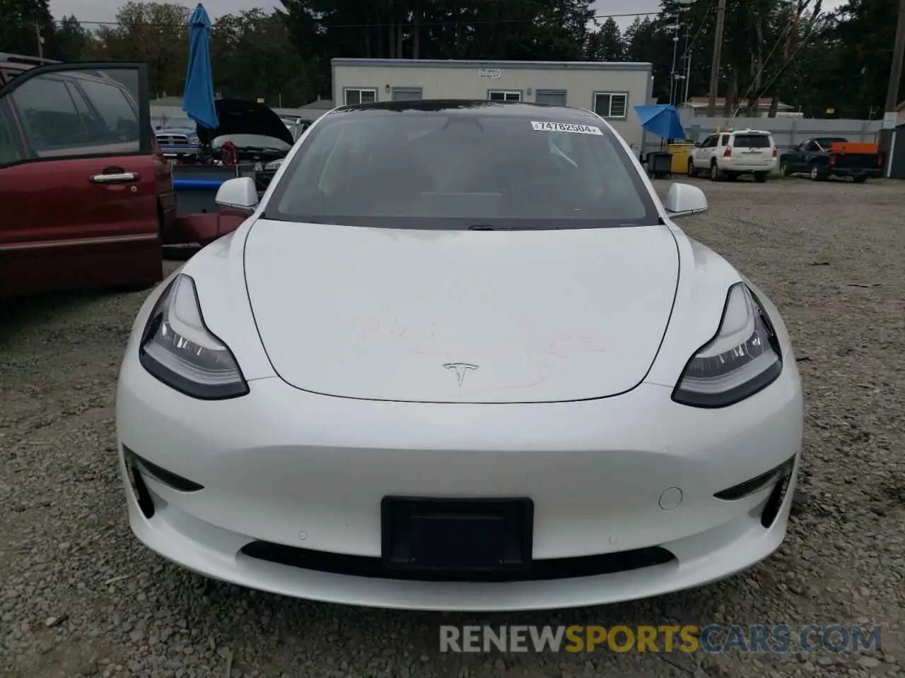 5 Photograph of a damaged car 5YJ3E1EA9LF504896 TESLA MODEL 3 2020