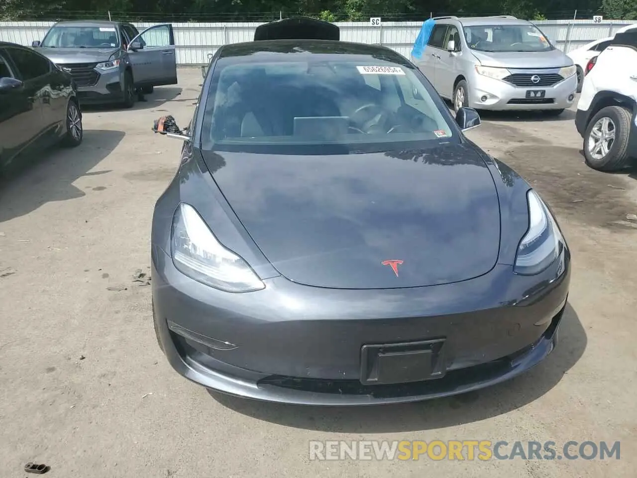 5 Photograph of a damaged car 5YJ3E1EA9LF597208 TESLA MODEL 3 2020