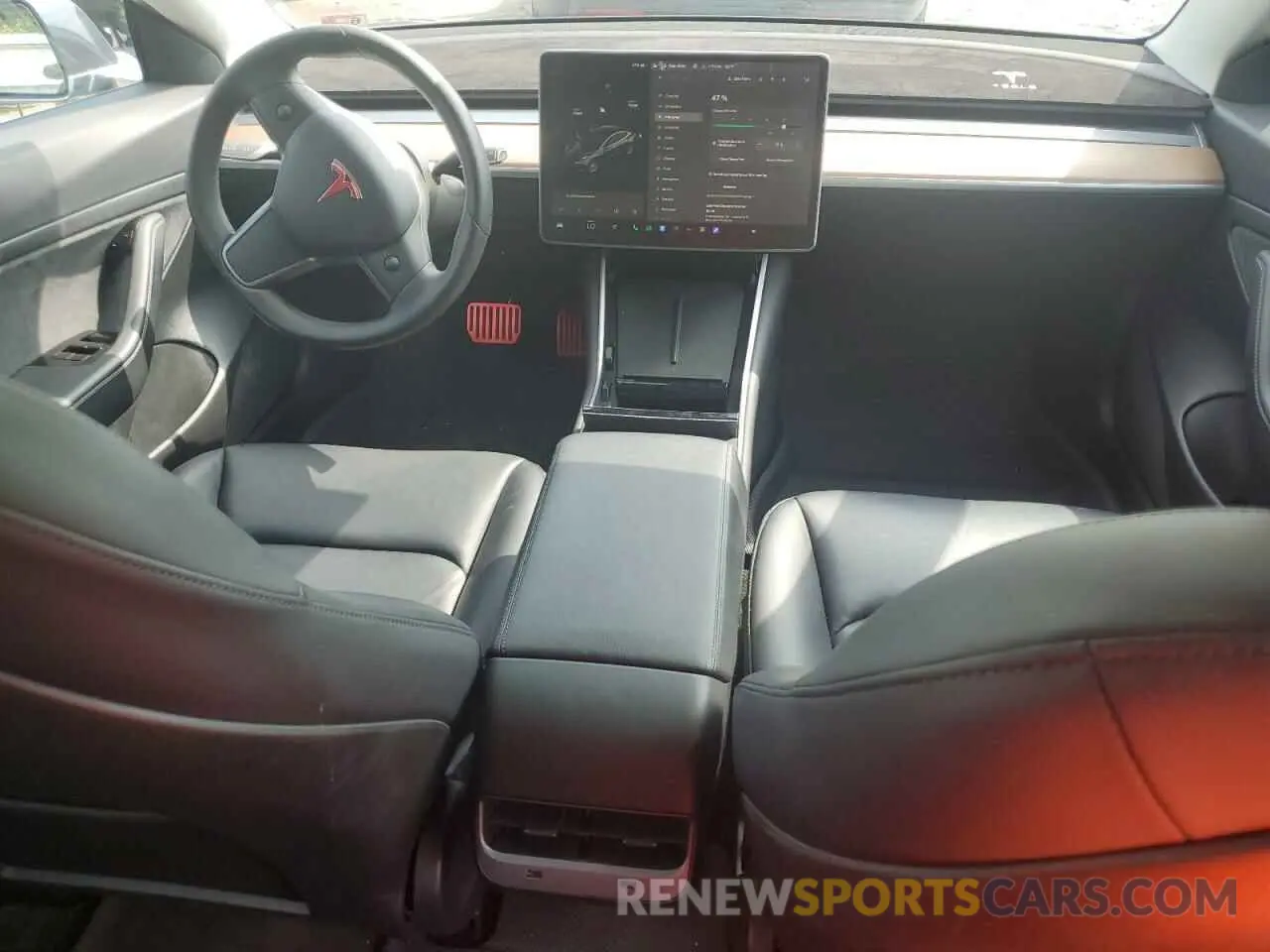 8 Photograph of a damaged car 5YJ3E1EA9LF597208 TESLA MODEL 3 2020